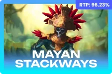 Mayan Stackways Slot thumbnail with RTP of 96.23%
