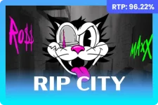 RIP CITY Slot thumbnail with RTP of 96.22%