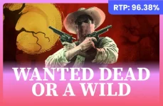 Wanted Dead or A Wild slot thumbnail with RTP of 96.38%