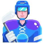 hockey player icon