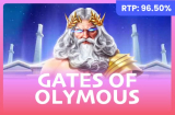 Gates of Olympus by Pragmatic Play with RTP: 96.50%